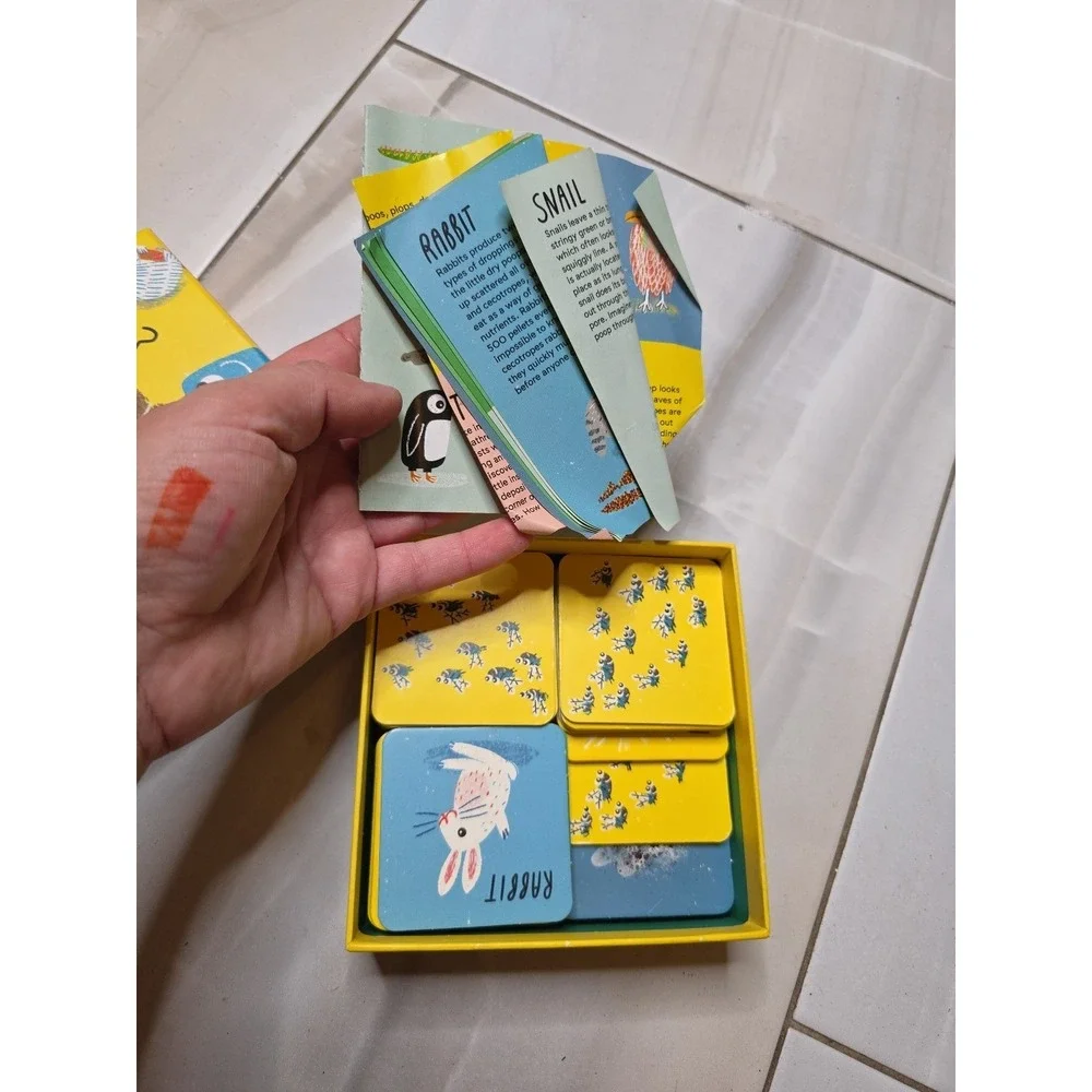 Who Pooped? : A Matching and Memory Game by Aidan Onn (2019, Game)‎ A4